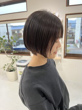 メロウ(mellow) ショートボブ×シルバー