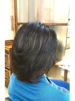 オランジュ美容室 ミディアムスタイル