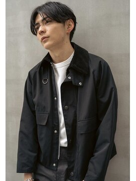 ガレージ バイ グリーン 原宿 表参道(Garage by green) 【MIIMAN】ニュアンスセンターパートパーマ