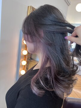 コワファースト  させぼ五番街店(COIFF1RST) ピンクが可愛い★インナーカラー