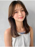 美髪小顔カットうる艶髪モテ髪うるツヤイメチェン薄めバング