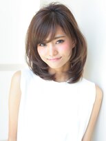 レイヤーカットひし形小顔イメチェンこなれヘア20代30代40代