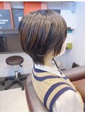 《GRANDLINE友田千栄》レディースショートウルフスタイル
