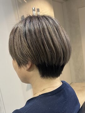 ラック(LUCK) バレヤージュ/船橋/くすみベージュ/細めハイライト