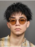 メンズ【ダウンバングショート】ツイストパーマ
