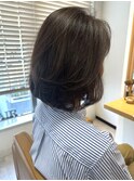 春色白髪ぼかしふんわり軽やかオトナボブ