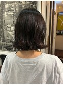 ボブパーマ×くびれ小顔ミディアムパーマボブ