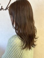 リンク(Link)&nbsp;オリーブグレージュ/オリーブ/カーキ/ベージュ/ロング/レイヤー