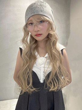 ペレ アネックス 大阪梅田茶屋町店(PELE ANNEX) くびれヘア/アプリコットオレンジ/夏のヘアアレンジ/梅田