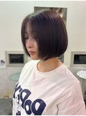 あき/顔まわりレイヤーボブ