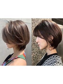 大人女性に人気のショートカットは、ミリ単位まで調整するから３６０度どこから見ても美シルエット♪