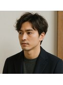 大人メンズナチュラルパーマ　20代 30代 40代 50代 60代　メンズ
