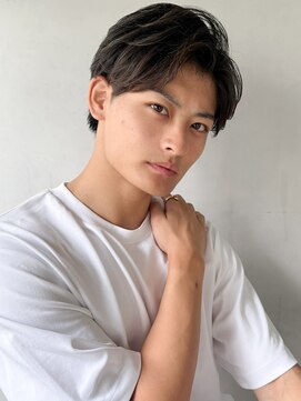 リヤン 表参道(lyann) 好感度◎刈り上げセンターパート清潔感◎スパイキーショートa