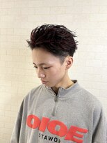 アース 新越谷店(HAIR&MAKE EARTH)&nbsp;ベリーショート×デザインカラー（レッドハイライト）　越谷