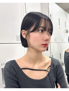 ロンドアヴァントゥス 池袋(Lond aventus) 韓国レイヤー/韓国風/ボブ/髪質改善/黒髪/ブリーチなし〔池袋〕