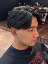 シーフ 千葉(Cyf)&nbsp;千葉駅MEN’S/波巻きツイストスパイラル/刈り上げセンターパート