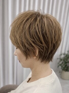 サイクル(CYCLE) 伊勢崎イメチェン/ピンクベージュ/アンブレラカラー/前髪