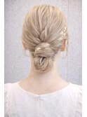お呼ばれパーティーヘアセット16/ヘアメイク/ブリーチ/レイヤー