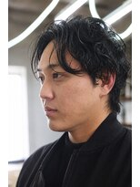 ふらっぷ 縦落ち癖毛風パーマ