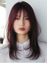 ダル 渋谷/表参道(DAL.) くびれミディ/ダークブラウン/韓国レイヤー