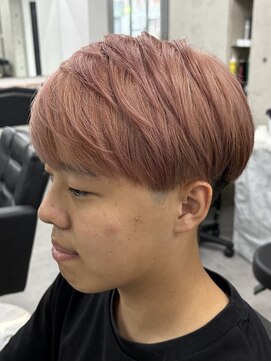 レボ 神宮寺店(Revo) ブリーチ1回でつくる。ピンクベージュカラー
