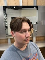 リレーションメンズヘアー(RELATION MEN'S HAIR)&nbsp;スパイラルパーマツーブロックセンター分けニュアンスパーマ