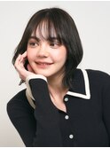 ◆隠れ家サロンで作る大人レイヤーカット/シースルーバング/新宿
