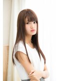 【VIRGO】前髪にこだわるストレートロング