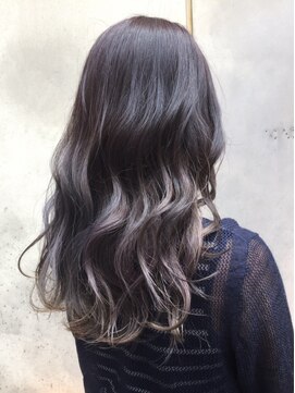 リゼル ユア 渋谷(RISEL YUA) ディープパープルグレージュ w/u岸野