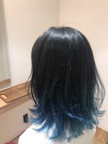 ヘア アトリエ オルト(hair atelier ort.a) #グラデーションカラー#切りっぱなしボブ#古川橋ort 