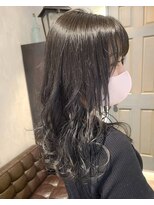 ジゲン ヘアーリゾート(ZIGEN hair resort) カーキグレーセミディ