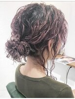 ホロホロヘアー(Hair)&nbsp;《holoholo hair》スパイラル　ピンク系カラー