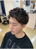 アップバング/ツーブロックマッシュ/束感/<理容室>[浦和/メンズ]