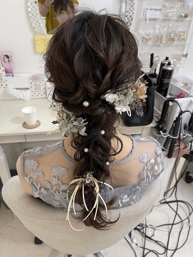 アチーブ 三宮(Achieve) 編み下ろし(神戸三ノ宮ヘアセット専門店Achieve)