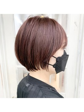 アリュウル 表参道(ALLURE) 【ラズベリーピンク×ショートボブ】【水越】