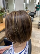 クローゼット 新宿(closet)&nbsp;外ハネボブ/ペールベージュ[髪質改善/ヘッドスパ白髪染め/新宿】