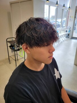 レジット メンズ ヘアサロン(LEGIT MEN's HAIR SALON) 緩め波巻きパーマ