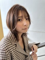 ロンド ストラーダ 心斎橋(Lond strada)&nbsp;シルキーベージュ×グレージュカラー【髪質改善/縮毛矯正】