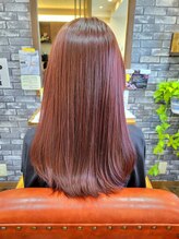 ヘアー ブリス(HAIR BLISS) ピンクベージュカラー