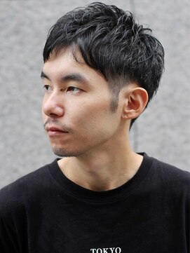 ポルテオムプレス(PORTE HOMME PRES) 刈り上げツーブロックパーマトップアンドサイド