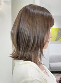 結べるボブ　レイヤーボブ　酸性ストレート