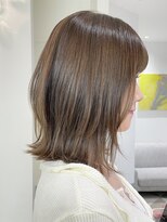 結べるボブ　レイヤーボブ　酸性ストレート