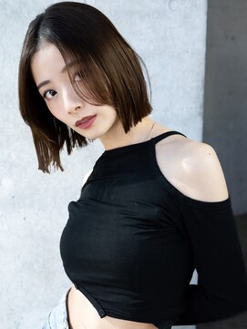 レノラ 本町(LENORA) 20代30代大人かわいいナチュラル暗髪エアーストレートヘア