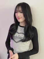 ヒョンミョン ライズバイレボ 取手店(hyon myon/RISE by REVO)&nbsp;レイヤーカット/デザインカラー/オリーブベージュ[取手/取手駅]