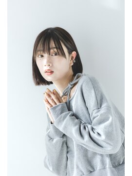 トリコ心斎橋(trico) まとまりコンパクトストレートボブ☆フェイスラインインナカラー