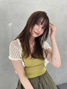 ラグゼ(Luxe) オリーブベージュレイヤーカット【Luxe鹿田優太】