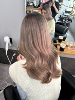 レブ 三条河原町(Reb,) ピンクベージュ(ダブルカラー)