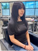ロングハイレイヤースタイル