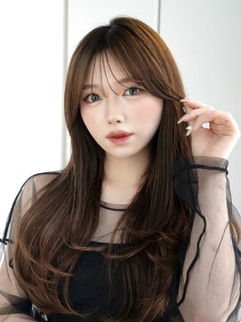 エインアンリー 明治神宮前(AIN.ANLY.) 着物メルティカラーくびれロング似合わせカットロングレイヤー