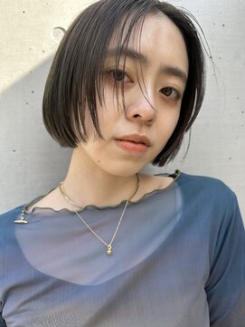 ラグゼ(Luxe) イメチェンミニボブ【Luxe鹿田優太】美髪/外ハネボブ